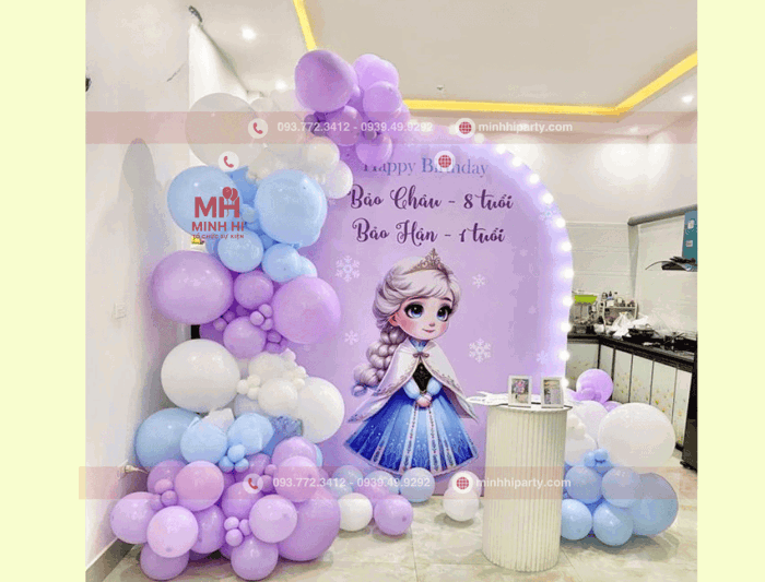 DECOR SINH NHẬT BÉ GÁI GIÁ BAO NHIÊU?