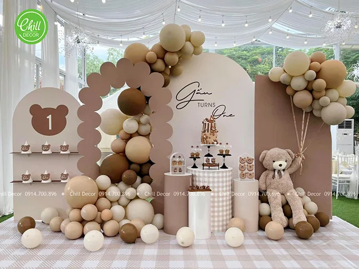 Dịch vụ Trang trí sinh nhật cho bé gái 5 tuổi tại Hà Nội