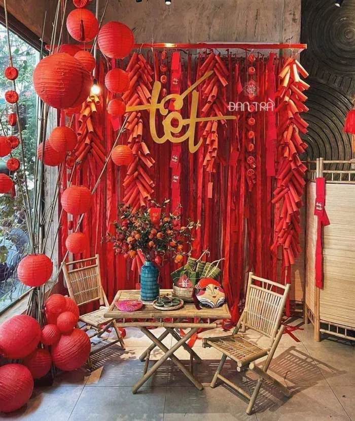 10+ ý tưởng trang trí gian hàng, hội chợ Tết 2025 