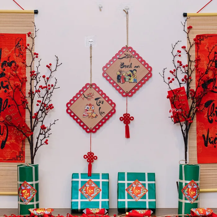 Sắm đồ trang trí Tết sớm thôi chị em ơi, các shop decor đang có nhiều đồ  xinh xẻo lắm luôn