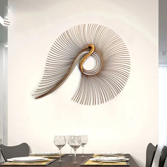 Đồ decor chim công treo tường TBB 240