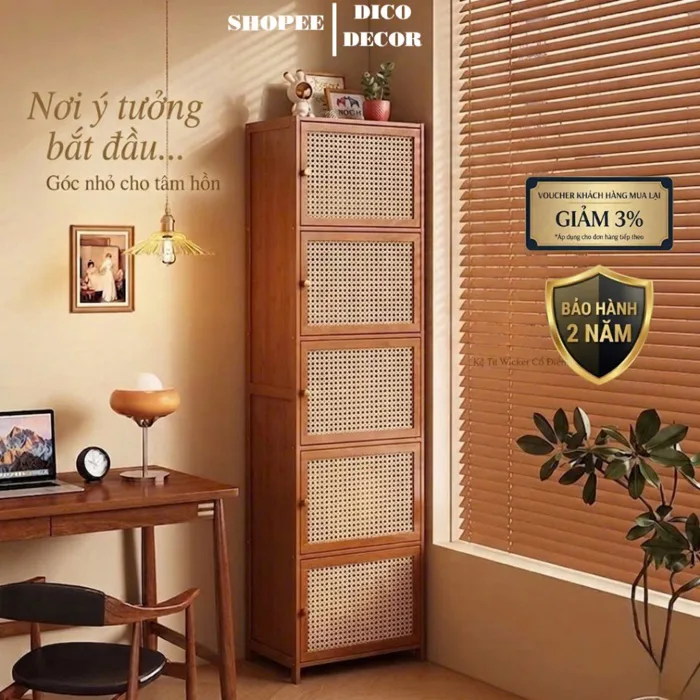 Kệ để đồ gỗ tre 4 5 tầng Vintage cổ điển Kệ nhà bếp Tủ sách nhiều ngăn Kệ  để đồ decor phòng khách phòng ngủ đẹp | Shopee Việt Nam
