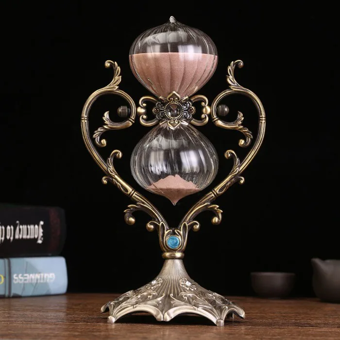 Đồng hồ cát cổ điển hình trái tim cao cấp - quà tặng decor cao cấp tại Hà  Nội