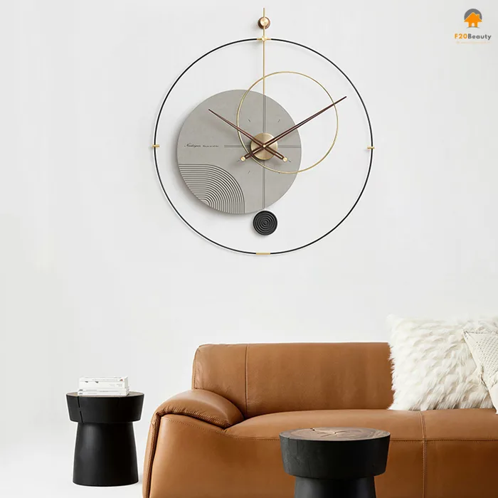 Đồng hồ treo tường đẹp trang trí decor phòng khách hiện đại