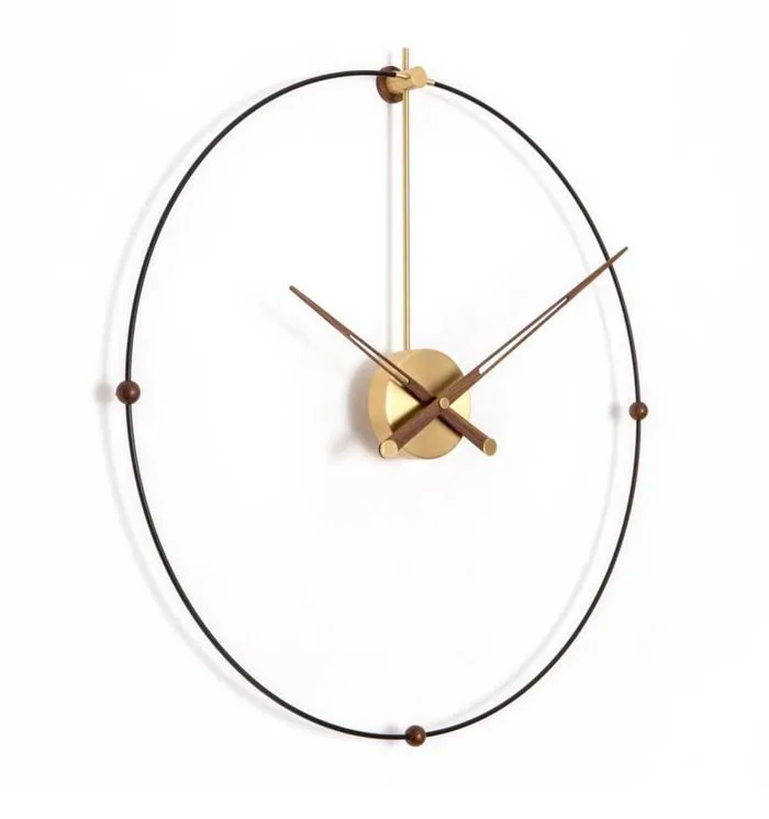 Đồng hồ decor hiện đại DH-02 - Đồng hồ treo tường Nomon Clock trang trí  phòng khách, ngủ
