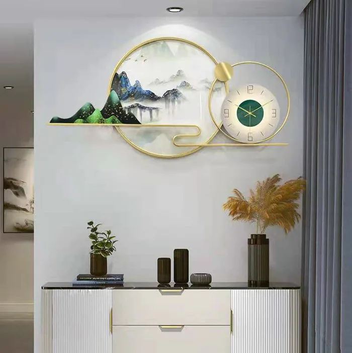 Đồng hồ treo tường trang trí phòng khách 7268