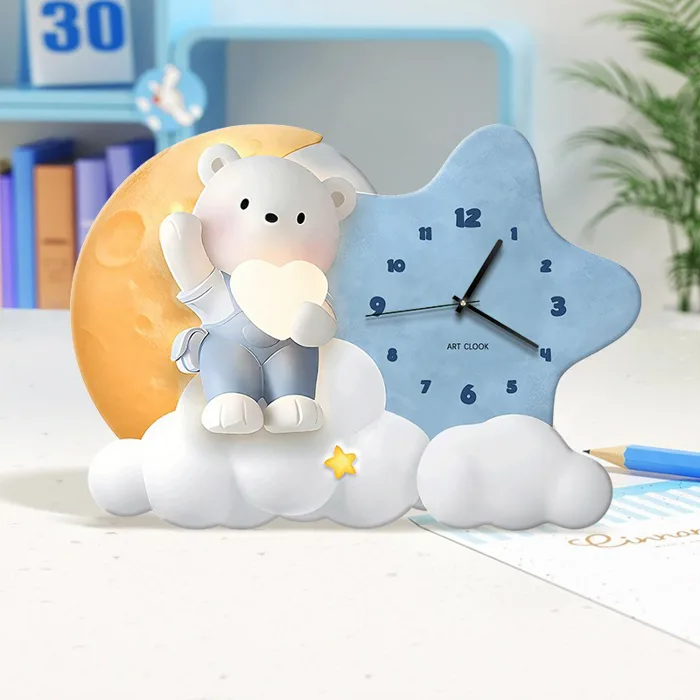 Đồng Hồ Để Bàn Mẫu Đồng hỒ Mini Để Bàn Làm Việc, Bàn Học, Tranh Trí Tủ Kệ,  Giá Sách