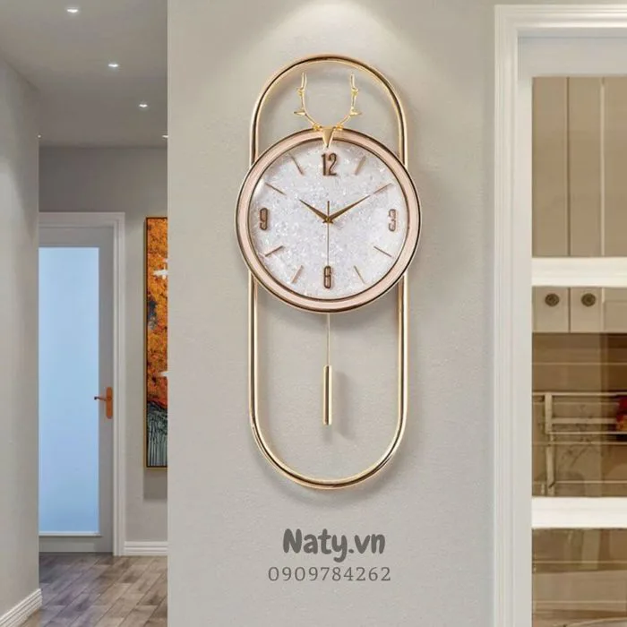 Đồng Hồ Treo Tường NT374 - Trắng Đồng Hồ Treo Tường NT374 - Trắng
