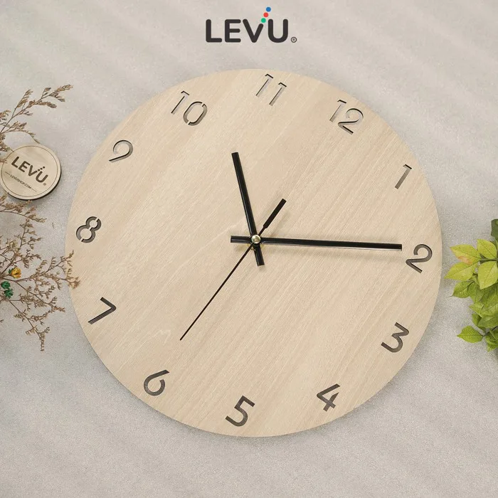 Đồng Hồ Treo Tường Đẹp LEVU-DH01 thiết kế tối giản sang trọng • LEVUSHOP Đồng Hồ Treo Tường Đẹp LEVU-DH01 thiết kế tối giản sang trọng • LEVUSHOP