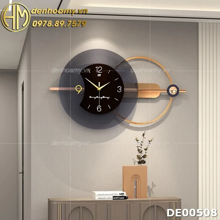 Đồng hồ treo tường trang trí nội thất hiện đại DE00508 Đồng hồ treo tường trang trí nội thất hiện đại DE00508