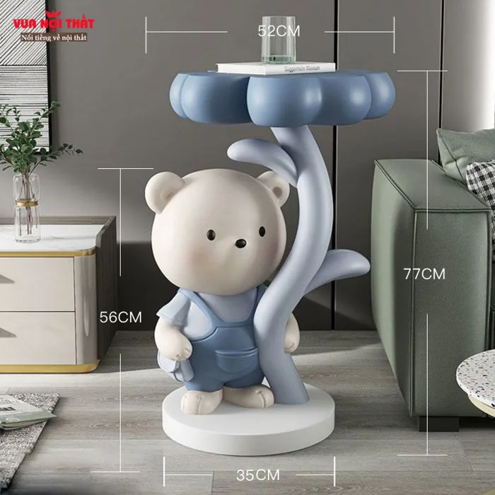 Tượng gấu trang trí phòng khách TTT15 giá rẻ | Vuanoithat