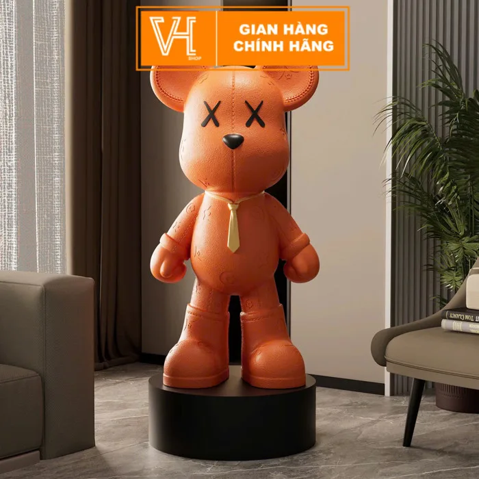 Gấu Bearbrick Decor Size 80cm Đặt Sàn Phòng Khách, Tượng Trang Trí Sofa –  Kệ Tivi Phong Cách Hiện Đại - VHSHOP