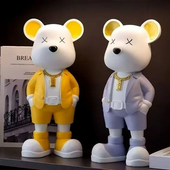 Tượng Gấu Bear Đứng Trang Trí – Decor Phòng Khách, Kệ Tivi, Phòng Trẻ Em,  Kệ Trang Trí | Shopee Việt Nam