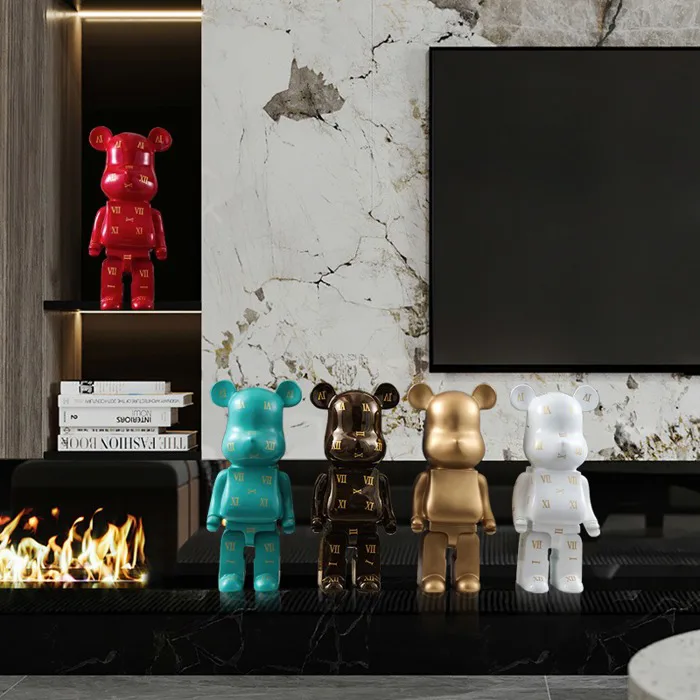 Gấu Bearbrick La Mã Trang Trí Nội Thất Hiện Đại Ấn Tượng