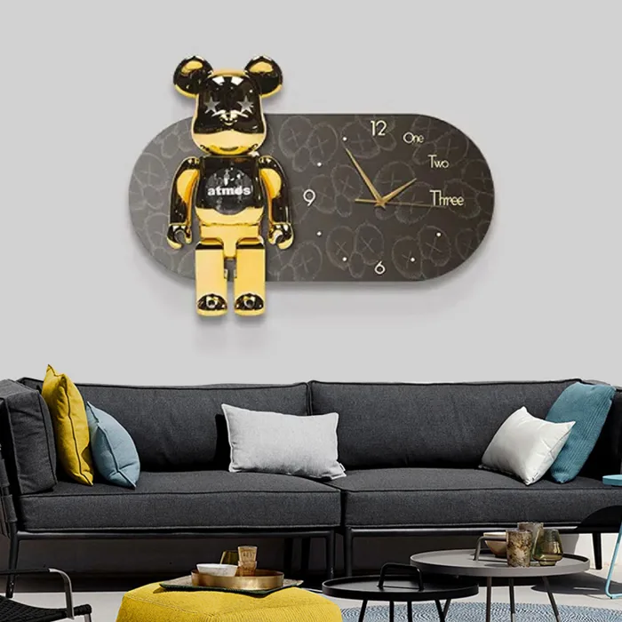 Đồng hồ treo tường Gấu Bearbrick decor trang trí độc đáo DG190 - Tường Xinh  Việt Nam