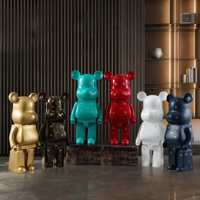 Gấu Bearbrick La Mã Trang Trí Nội Thất Hiện Đại Ấn Tượng