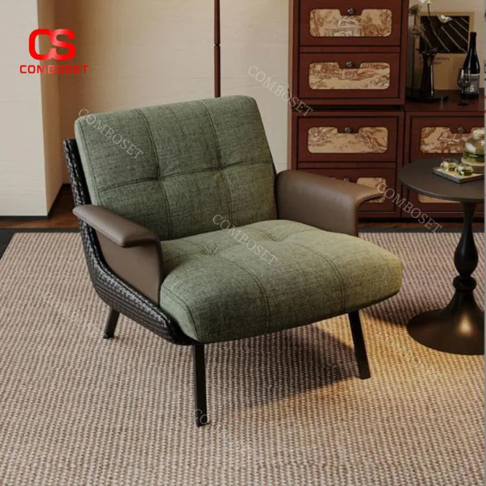 Ghế Sofa Đơn Sang Trọng Cổ Điển Khung Gỗ Chắc Chắn Decor