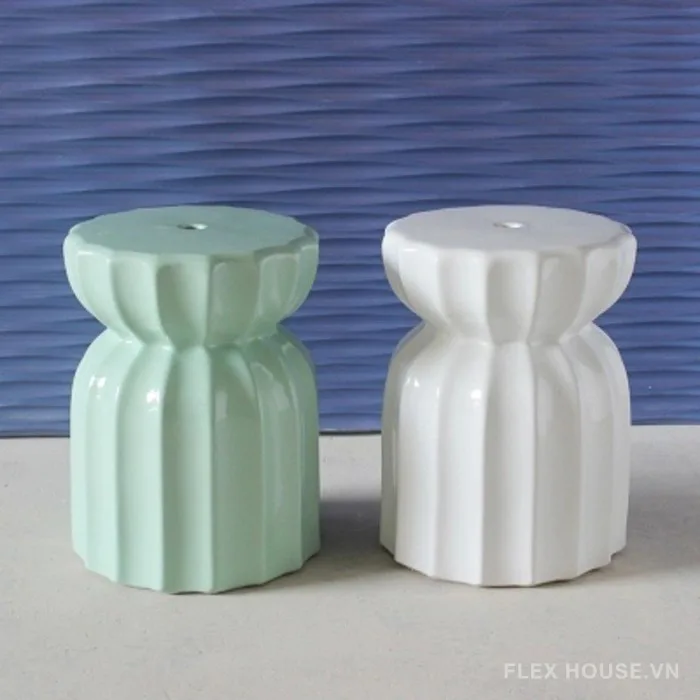 Ghế đôn gốm sứ decor phòng khách sang trọng CD8794 | Flexhouse VN