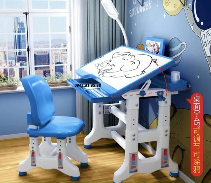 BỘ BÀN GHẾ HỌC SINH THÔNG MINH CHỐNG GÙ , CHỐNG CẬN TP.HCM LINHLANDECOR.COM  - LINH LAN DECOR