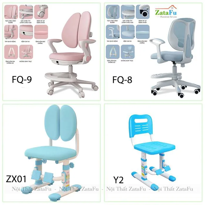 Ghế Chống Gù Cho Bé Học Sinh Tiểu Học | ZataFu
