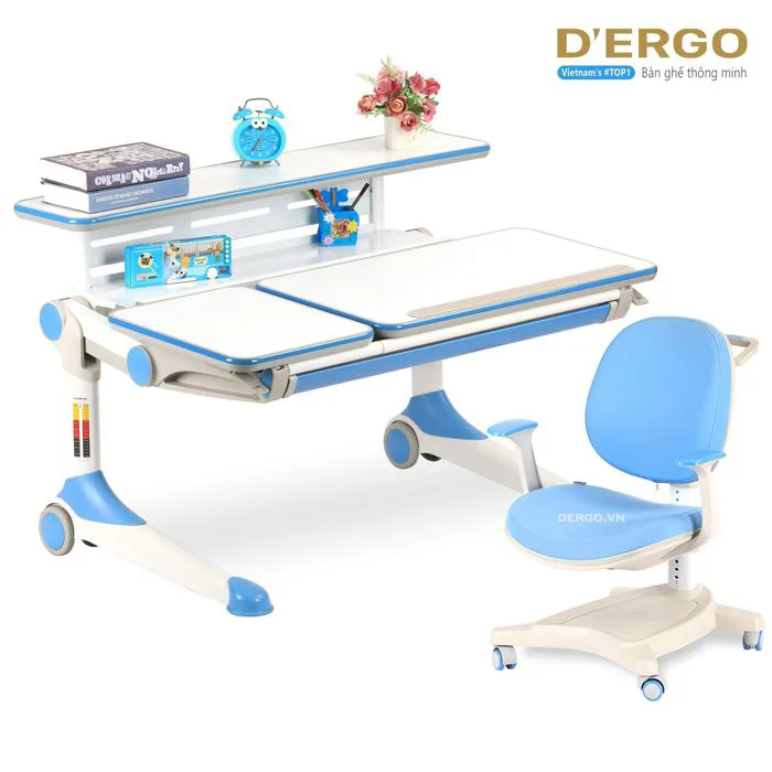 Bộ bàn học thông minh chống gù chống cận Hanover D01LD - C01A-C11A
