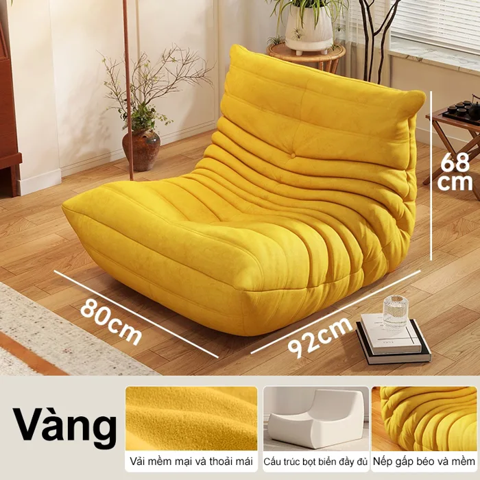 COD】 Ghế Sofa Lười Thư Giãn, Ghế Lười Togo, Ghế Sofa Thư Giãn Cao Cấp, Decor  Phòng Hiện Đại | Shopee Việt Nam