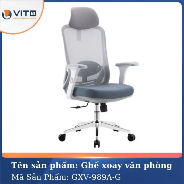 Ghế xoay văn phòng GXV-989A-G