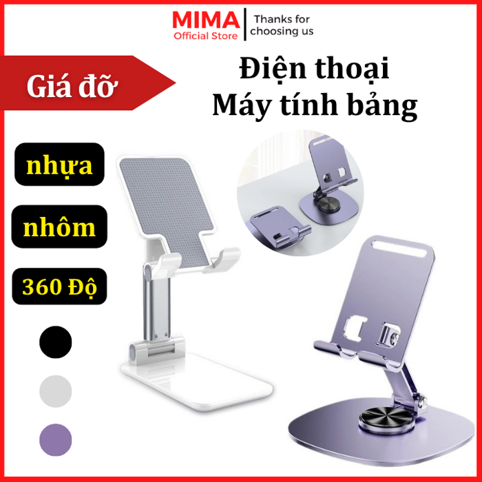 Giá đỡ điên thoại/ipad/máy tính bảng đa năng chất liệu nhựa cao cấp để bàn  gấp gọn dùng xem phim học online livestream | Lazada Việt Nam