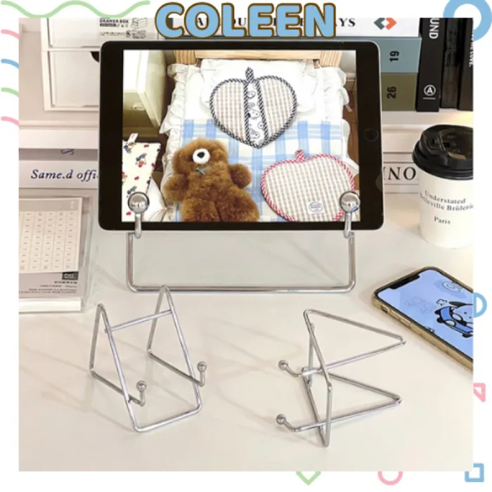 Giá Đỡ Điện Thoại Ipad Giá Đọc Sách COLEEN Bằng Kim Loại Decor Bàn Học