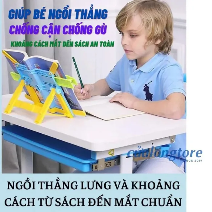 Giá Đỡ Kệ Sách Chống Cận Thị Chống Gù Lưng Để Bàn Học Tập cột sống cho trẻ  và người lớn đa năng thông minh - Cửa Hàng Phụ Kiện Điện Tử