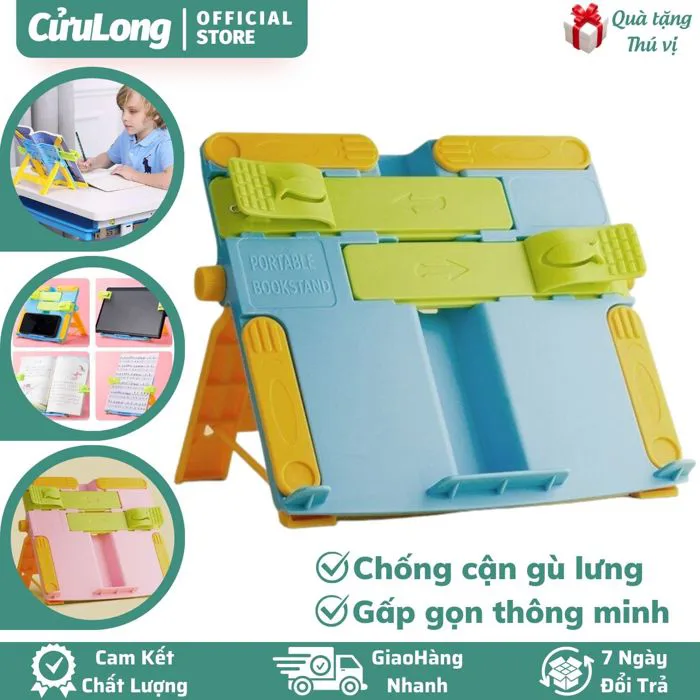 Giá Đỡ Kệ Sách Chống Cận Thị Chống Gù Lưng Để Bàn Học Tập cột sống cho trẻ  và người lớn đa năng thông minh - Cửa Hàng Phụ Kiện Điện Tử