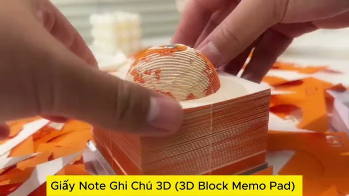 Giấy Note Ghi Chú 3D (Omoshiboi Block Memo Pad)