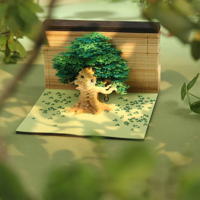 Giấy Note Ghi Chú 3D (Omoshiboi Block Memo Pad)