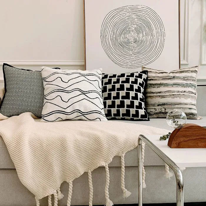 Gối decor hiện đại, tối giản – Nệm Lẻ Giá Sỉ