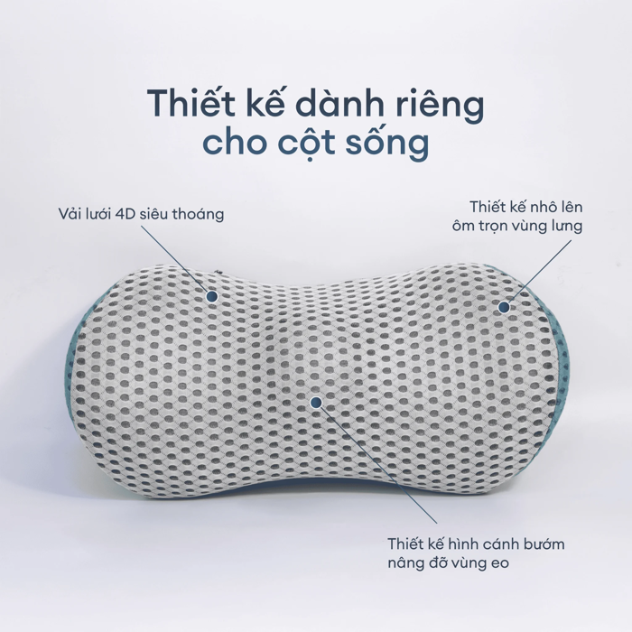 Gối Công Thái Học NIN SpineCare Giảm Đau Lưng Hiệu Quả | NIN House