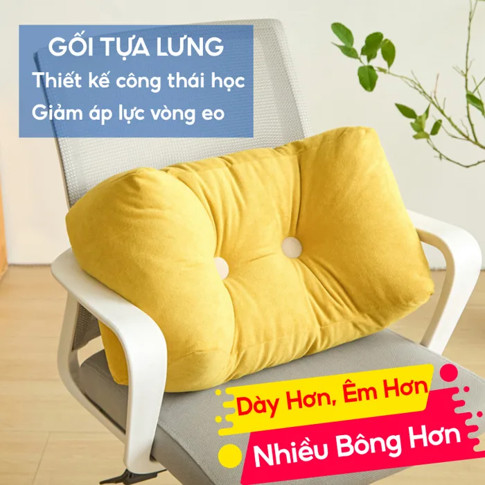 Gối Tựa Lưng, Gối Tựa Sofa, Gối Tựa Lưng Công Thái Học, Gối Tựa Đầu Giường,  Mềm Mại Đàn Hồi