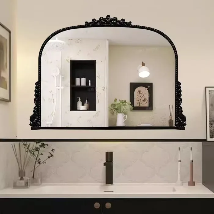 Gương cổ điển Châu Âu PU881Đ, Kích thước 90*65 cm