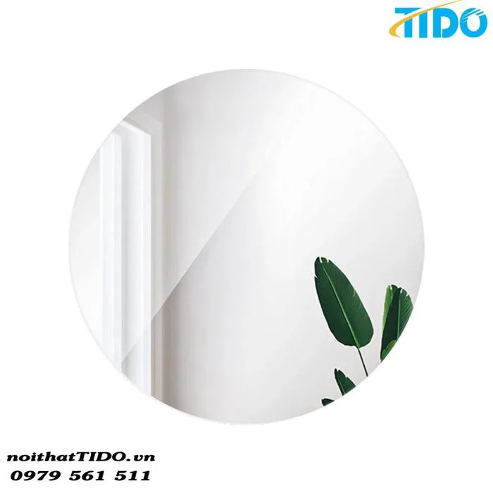 Gương Decor dáng tròn không viền, không đèn TI-G15 – Nội Thất TIDO