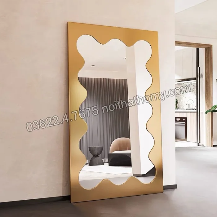 Gương soi toàn thân Wave Mirror | gương lượn sóng