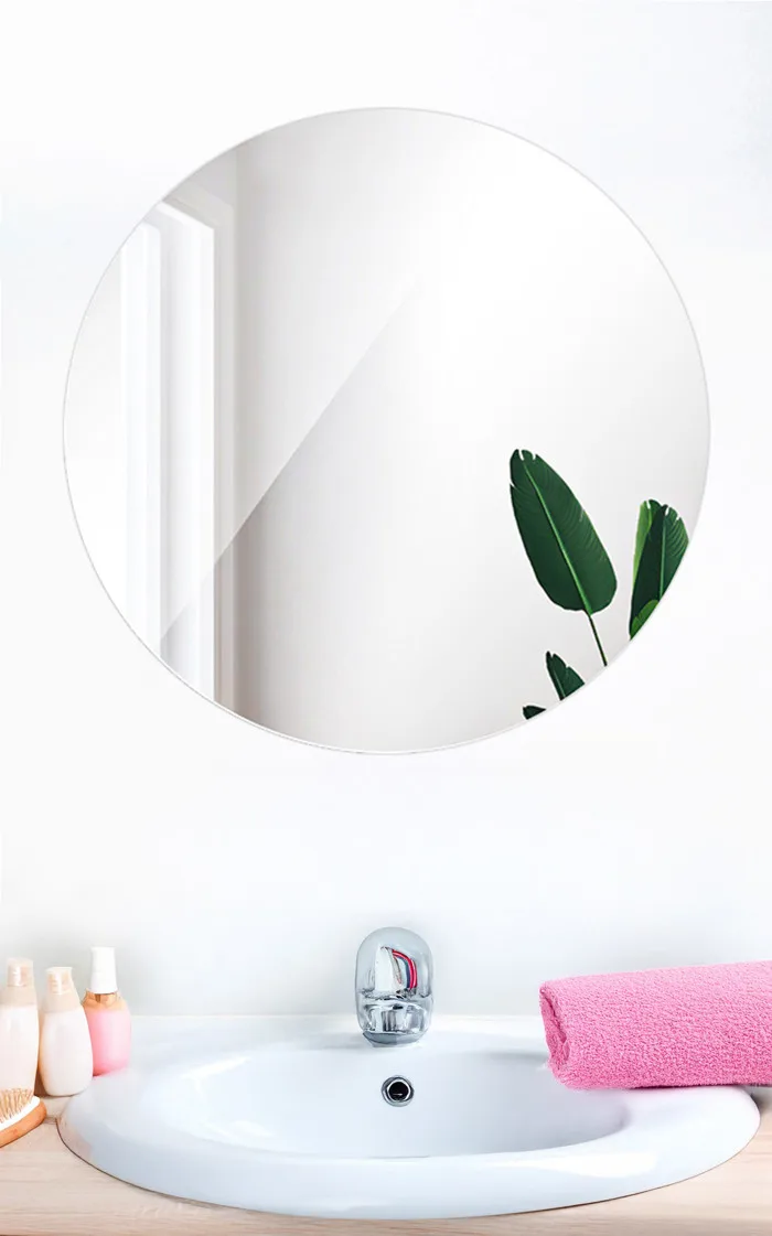 Gương Decor dáng tròn không viền, không đèn GTT 6002A