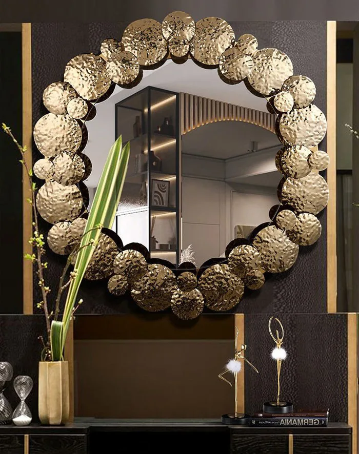 Gương Tròn Decor Sang Trọng Trang Trí Phòng Khách Độc Đáo