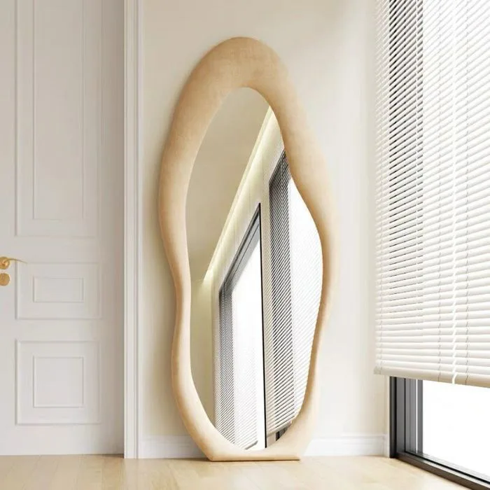 Gương toàn thân viền nhung hình đám mây decor PPH319 | Flexhouse VN