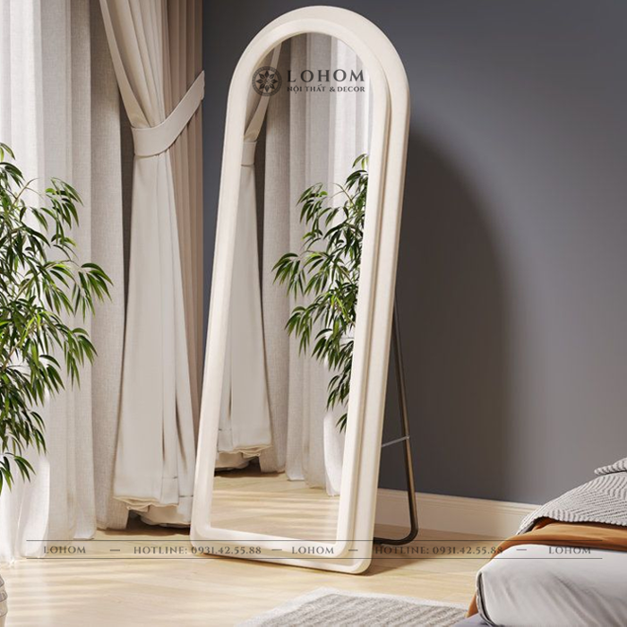 Gương Soi Toàn Thân Dáng Vòm Khung Gỗ MDF – Sang Trọng | LOHOM DECOR – Nội  Thất Lohom