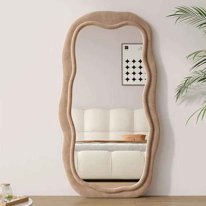 Gương Viền Nhung Soi Toàn Thân Decor Cao Cấp Dehome- DV7517A