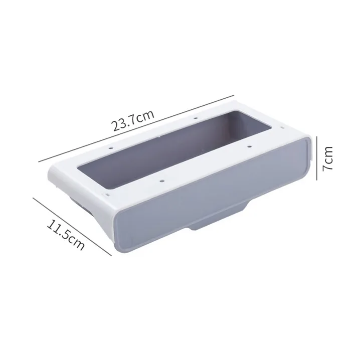 Hộp Ngăn Kéo Dán Dưới Bàn Nhựa Mini Đa Năng, Ngăn Kéo Gắn Bàn Chống Rơi Lưu  Trữ Đồ Gọn Gàng