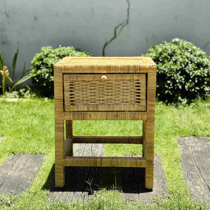 Kệ mây đầu giường 1 ngăn
