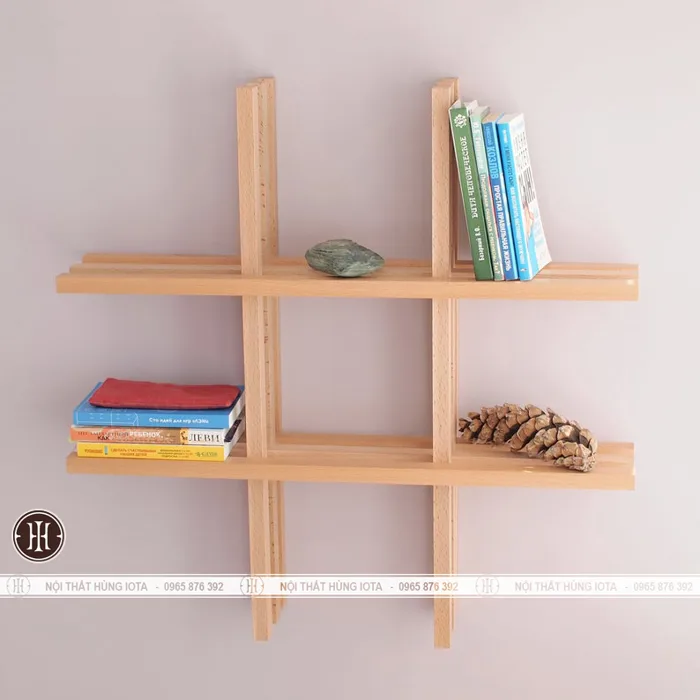 Kệ tường decor dấu cộng KTD01