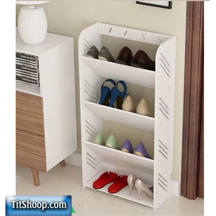 Kệ giầy tiết kiệm diện tích rộng 40cm 4 tầng - KG006c - Titshoop - Đồ trang  trí nhà cửa - Decor
