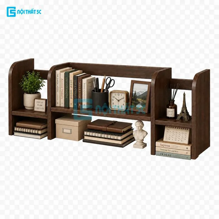Kệ Sách Để Bàn, Kệ Để Bàn Đa Năng, Giá Sách Mini Trang Trí Bàn Học Bàn Làm  Việc