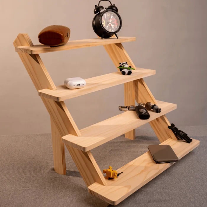 [CHỐNG MỐC] Kệ Gỗ Mini Để Đồ Đa Năng 3-4 Tầng, Giá Trưng Bày Đồ Decor Trang  Trí Bàn Học Nhỏ Gọn - TV-D013